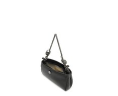 Bolsa Tiracolo Pequena Alça Strass Preta