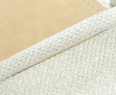 Rasteira Textura Glam Prata