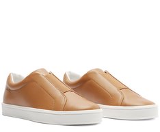 Tênis Slip On Elástico New Marrom