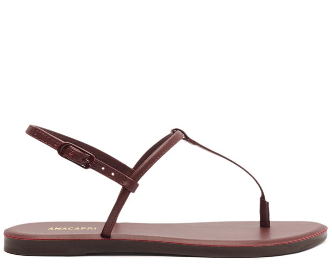 Sandália Slim Monocolor Roxa