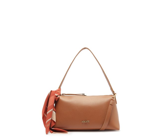 Bolsa Tiracolo Pequena Elegancy New Marrom