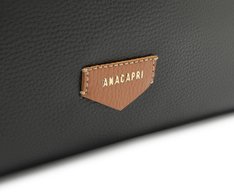 Bolsa Shopping Grande Cápsula Metal Preta