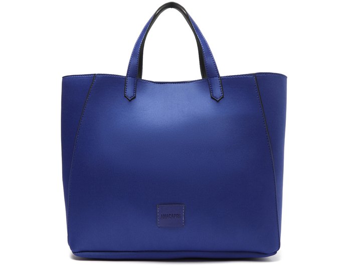 BOLSA PRETA ANACAPRI SHOPPING GRANDE MINIMAL | ZZ MALL