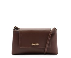 Bolsa Tiracolo Pequena Envelope Marrom