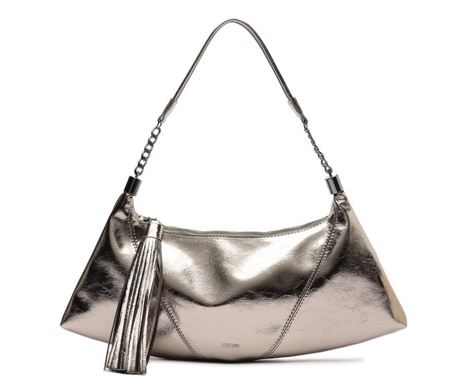 Bolsa Tiracolo Grande Lumina Prateada