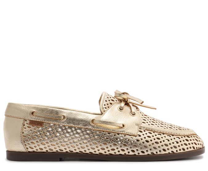 Mocassim Laço Ana Dourado