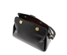 Bolsa Tiracolo Média Moderna Preta