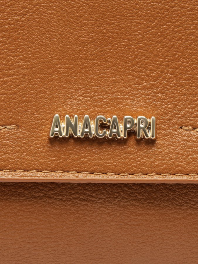 Bolsa Tiracolo Média Firenze Marrom Caramelo | Anacapri