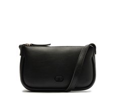 Bolsa Tiracolo Pequena Cápsula Mono Preta