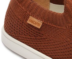 Tênis Knit Minimal Anacapri Marrom