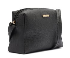Bolsa Tiracolo Média Arredondada Preta