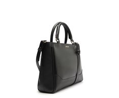 Bolsa Tote Média Snake Preta