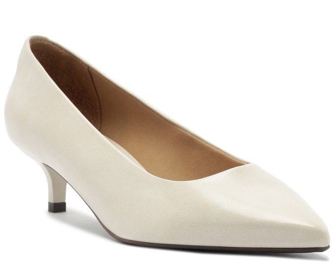 Scarpin Salto Fino Branco