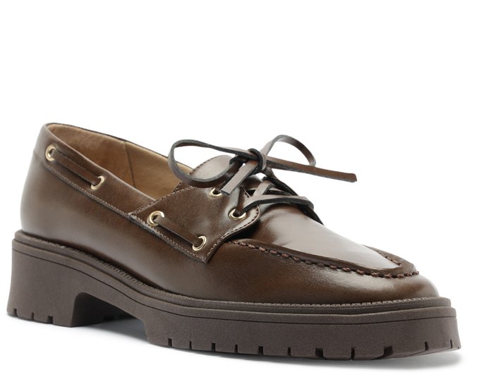 Mocassim Oxford Tratorado Marrom Coffee