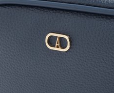 Bolsa Tiracolo Pequena Chaveiro Removível Azul