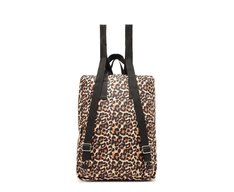 Mochila Grande Estruturada Quadrada Animal Print
