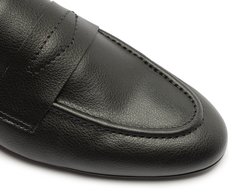Mocassim Basic Pala Costurada Preto