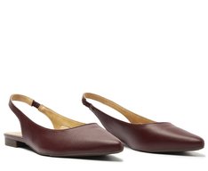 Sapatilha Slingback Bico Fino Roxo