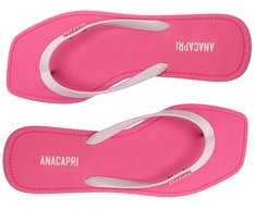 Chinelo de Dedo Bico Quadrado Rosa