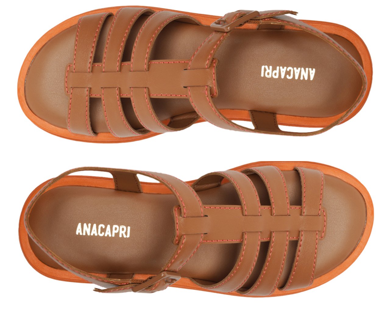 Sandália tratorada on sale marrom