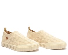 Tênis Slip On Knit Alê Bege