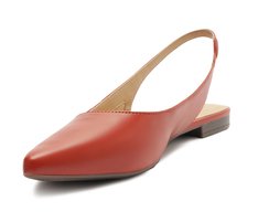Sapatilha Slingback Bico Fino Preta