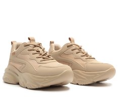 Tênis Nude Chunky Monocromático