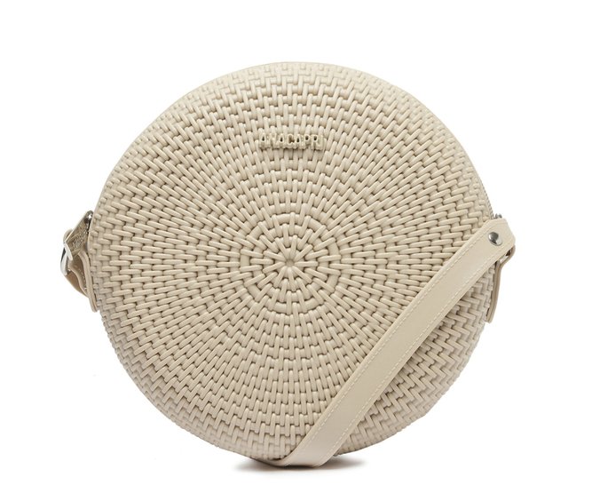 Crossbody Nude Redonda Texturizada