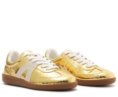 Tênis Chuteira New Ana Metalizado Dourado