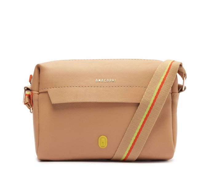 Bolsa Tiracolo Média Color Bege