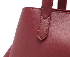 Bolsa Shopping Grande Minimal Vermelha