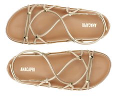 Papete Gladiadora Tachas Dourada