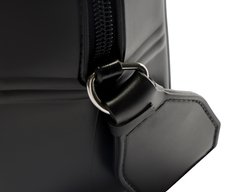 Bolsa Tiracolo Média Injetada Fosca Preta