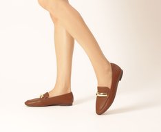 Mocassim Marie Marrom