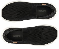 Tênis Slip On Sporty Knit Preto
