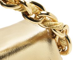 Bolsa Tiracolo Pequena Cordão Dourada