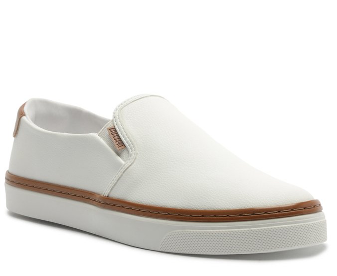 Tênis Slip On Branco Paula