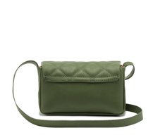 Bolsa Tiracolo Pequena Matelassê Triangular Envelope Verde