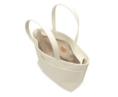 Bolsa Shopping Grande Alça Transversal Branca