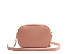 Bolsa Tiracolo Média Matelassê Zig Zag Rosa