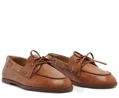 Mocassim Laço Boho Marrom