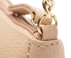 Bolsa Tiracolo Média Snake Bege