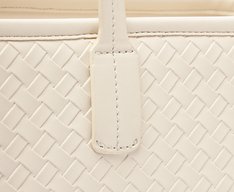 Bolsa Shopping Grande Minimalista Branca