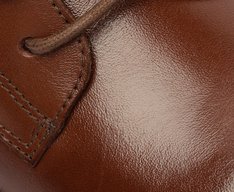 Bota Coturno Couro Marrom Cinnamon