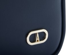 Bolsa Tiracolo Média Alça Corda E Esferas Azul