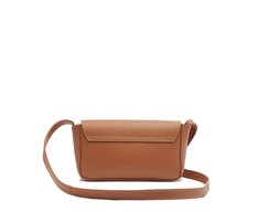 Bolsa Tiracolo Pequena Retangular Minimal Marrom