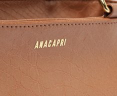 Bolsa Tote Média Snake Marrom