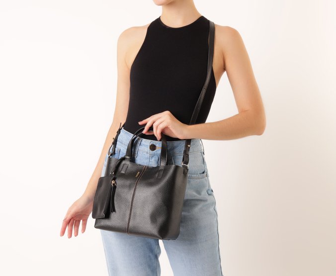 Bolsa Tote Grande Floater Preta