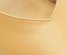 Sapatilha Slingback Tira Dupla Bege