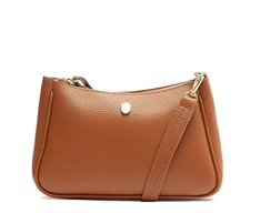 Bolsa Tiracolo Média Cápsula Marrom